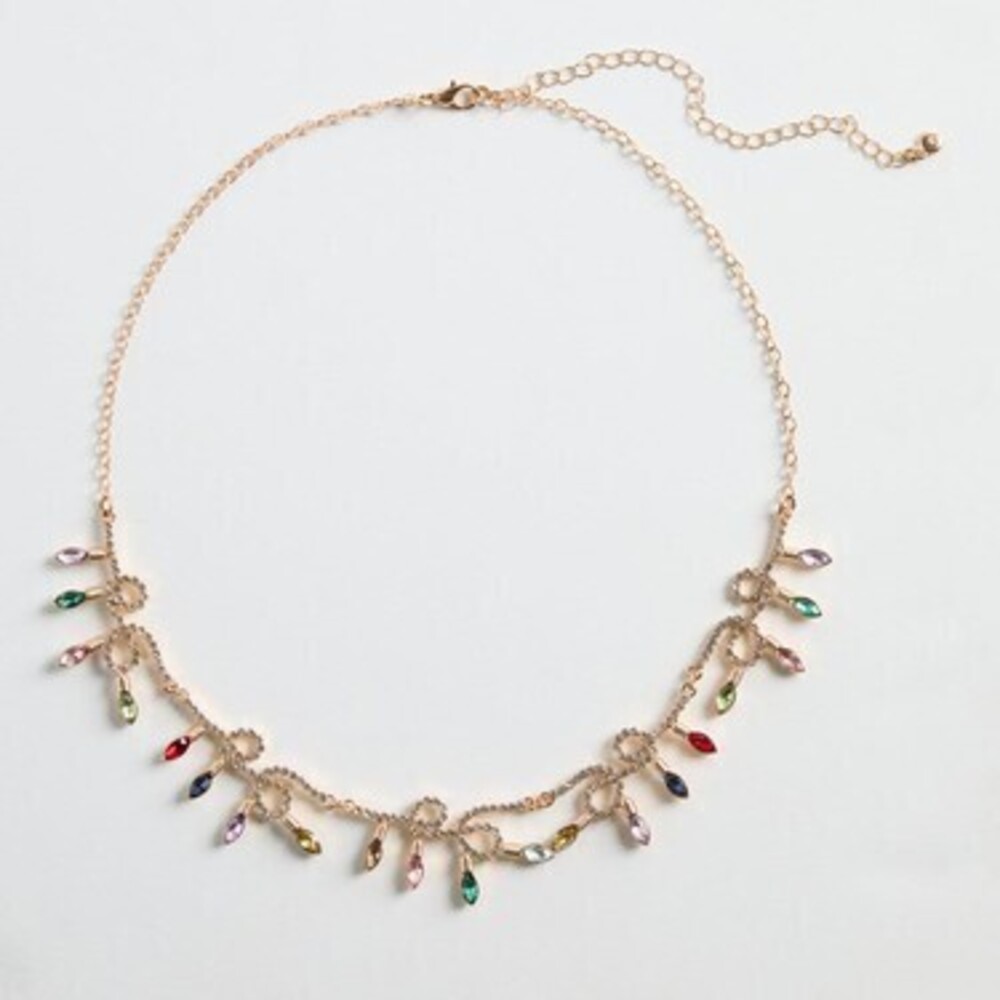Torrid Holiday Lights Statement Necklace Nwt